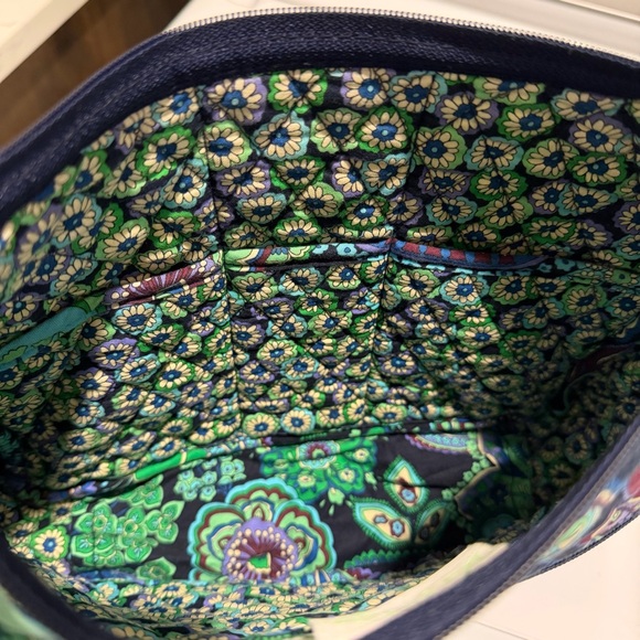 Vera Bradley Blue Rhapsody Quilted Crossbody Shoulder Bag Paisley Floral - Picture 10 of 12